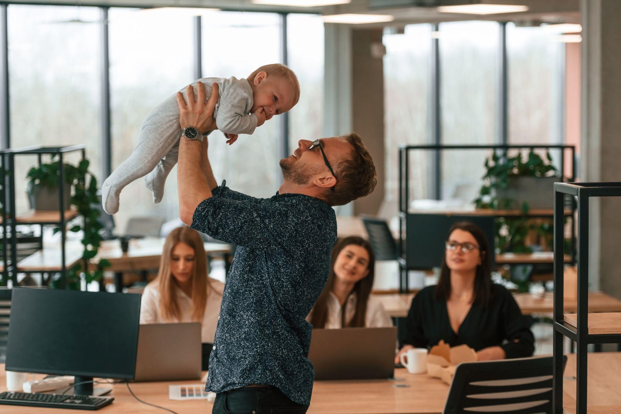 An MP returning to work after maternity leave.