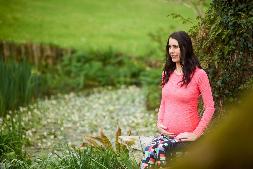 A London antenatal clinic with pregnant women attending their antenatal checkups.