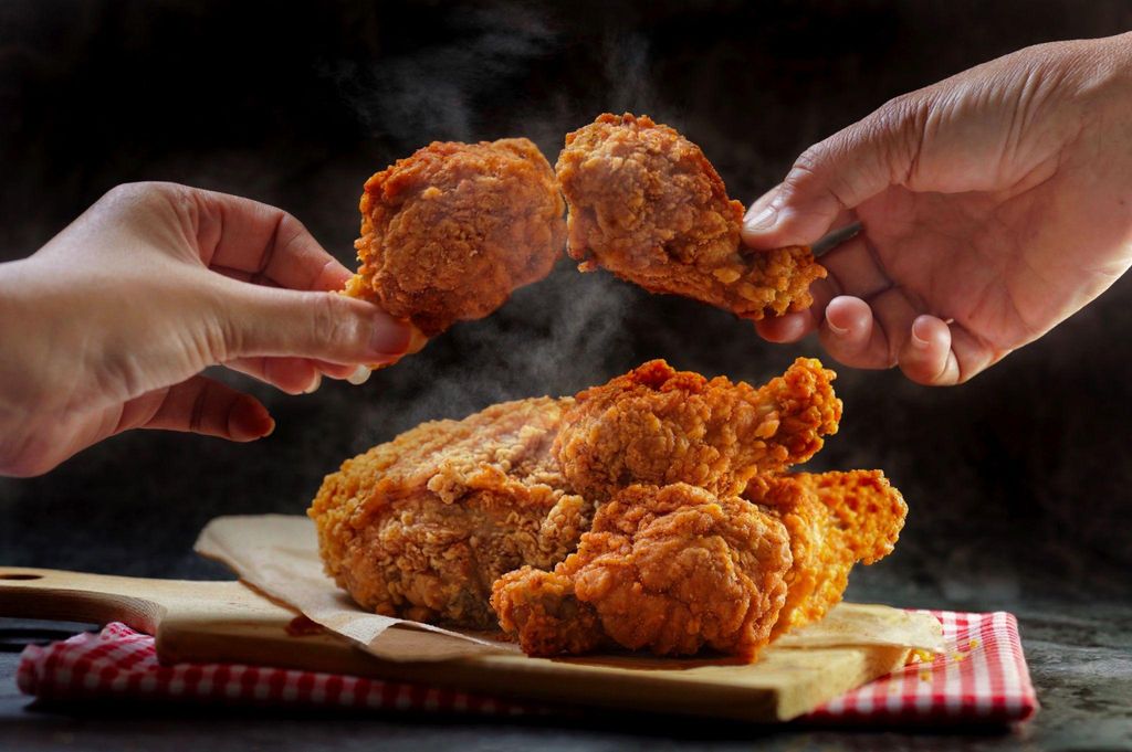 Fried chicken, a nutritious Southern dish for pregnancy.