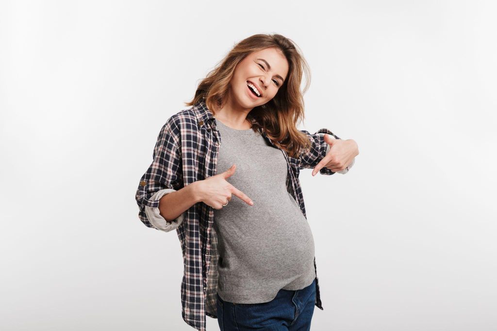 Pregnant woman confidently navigating unsolicited comments during pregnancy.