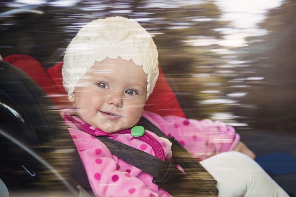 Baby car seats of various designs and colours, highlighting safety and comfort features.