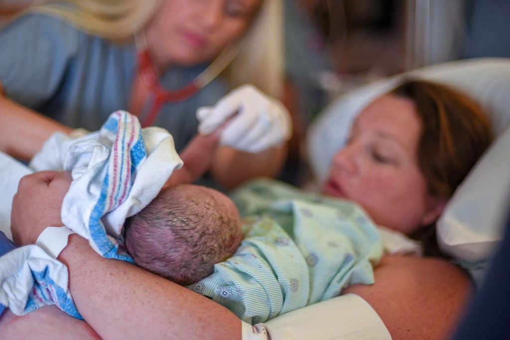 Midwife used a Kiwi Cup during an assisted delivery.